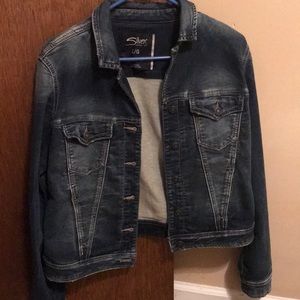 Silver brand denim jacket